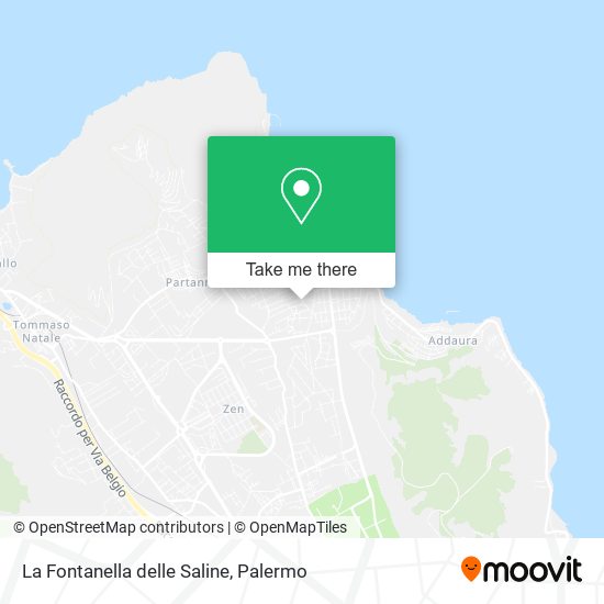 La Fontanella delle Saline map
