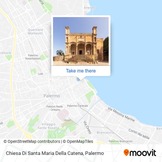 Chiesa Di Santa Maria Della Catena map