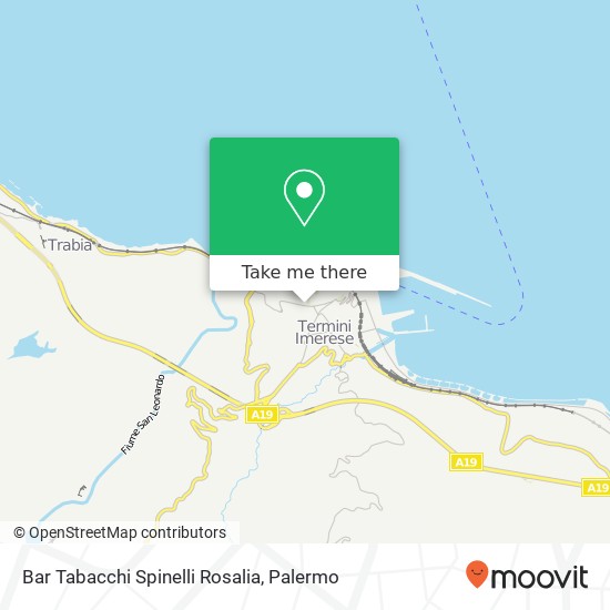 Bar Tabacchi Spinelli Rosalia map