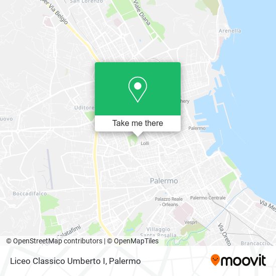 Liceo Classico Umberto I map