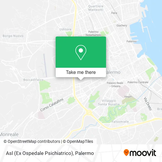 Asl (Ex Ospedale Psichiatrico) map