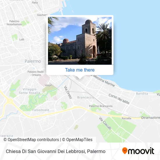 Church of San Giovanni Dei Lebbrosi map