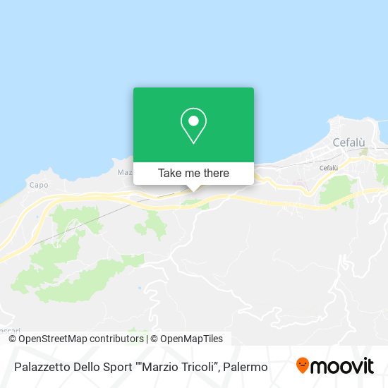 Palazzetto Dello Sport ""Marzio Tricoli” map