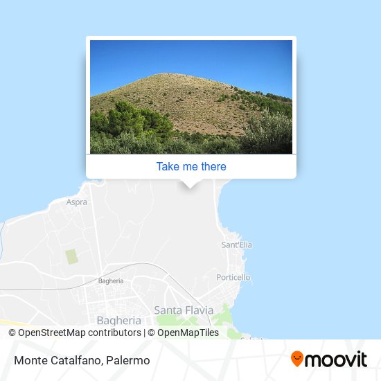 Monte Catalfano map