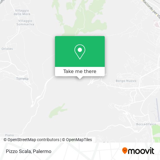 Pizzo Scala map