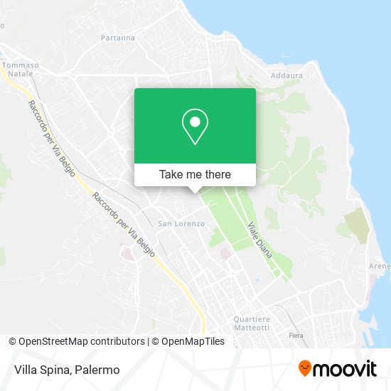Villa Spina map