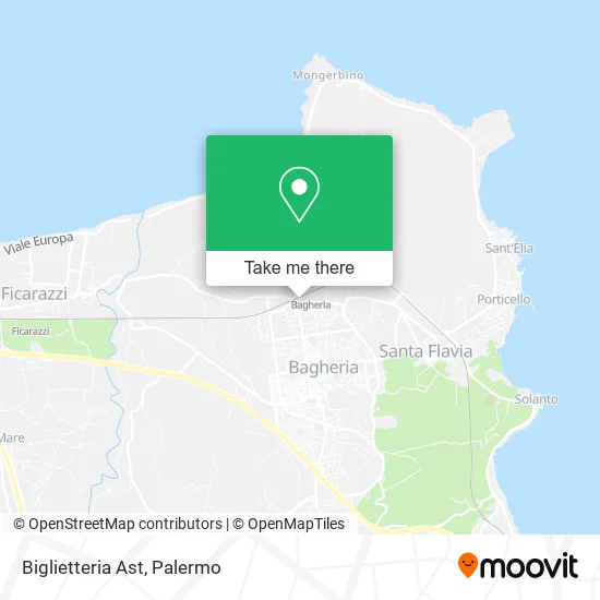 Biglietteria Ast map