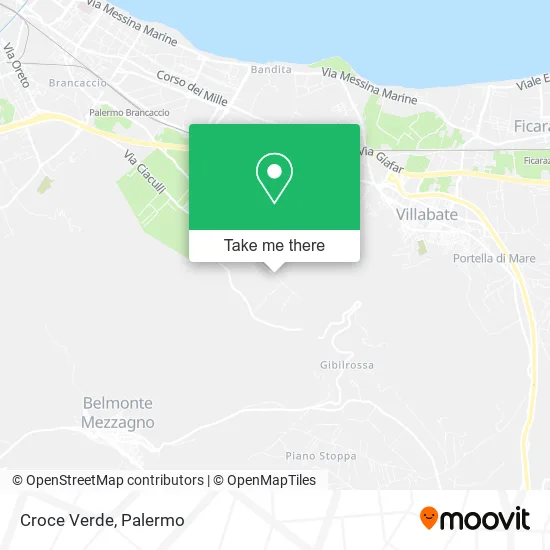 Croce Verde map