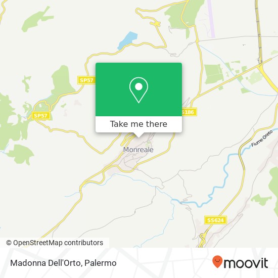Madonna Dell'Orto map