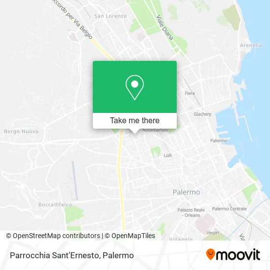 Parrocchia Sant'Ernesto map
