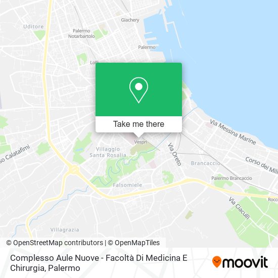 Complesso Aule Nuove - Facoltà Di Medicina E Chirurgia map