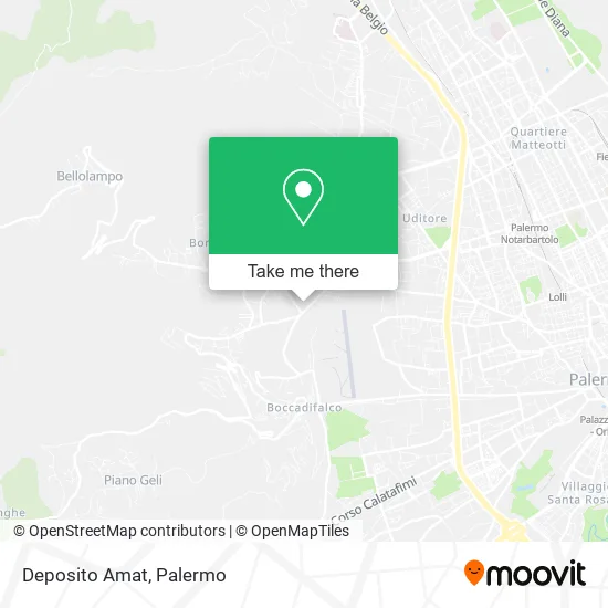Deposito Amat map