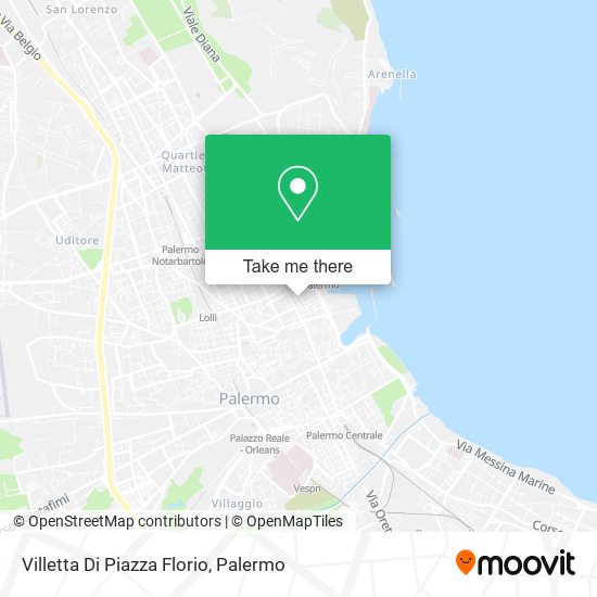 Villetta Di Piazza Florio map