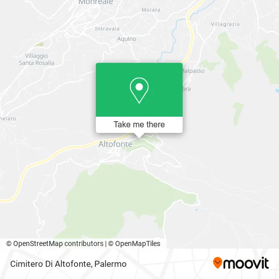 Cimitero Di Altofonte map