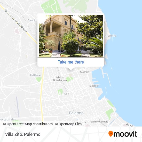 Villa Zito map
