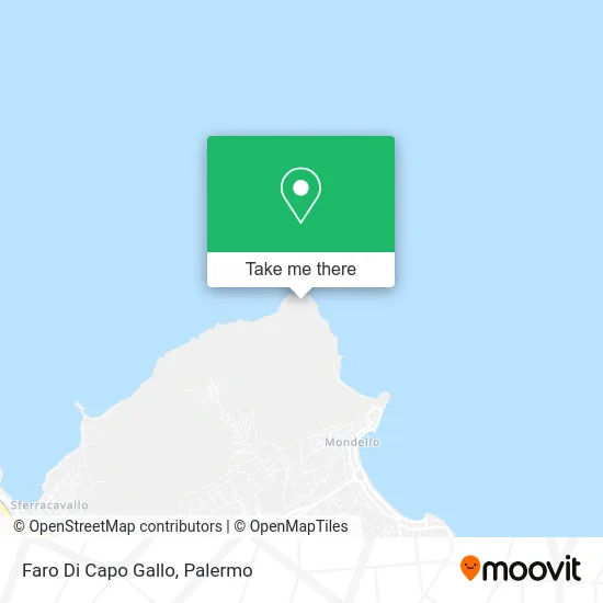 Capo Gallo Lighthouse map