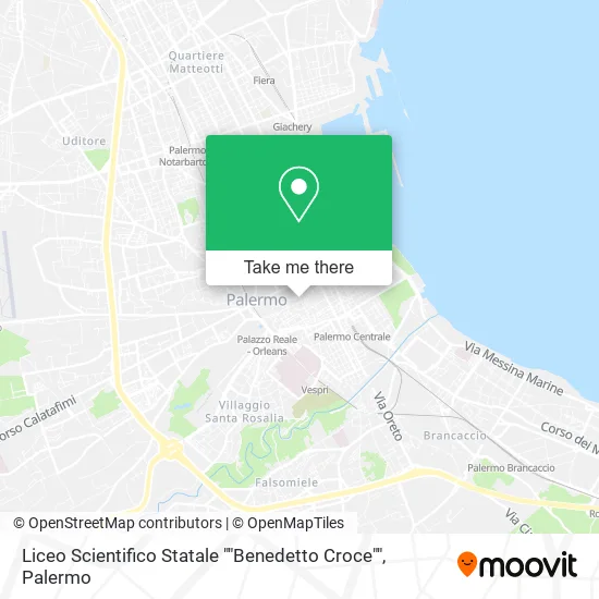 Liceo Scientifico Statale ""Benedetto Croce"" map