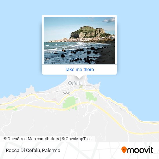 Rocca Di Cefalù map