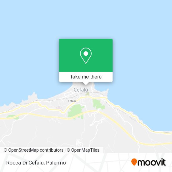 Rocca Di Cefalù map