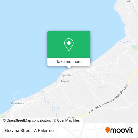 Gravina Street, 7 map