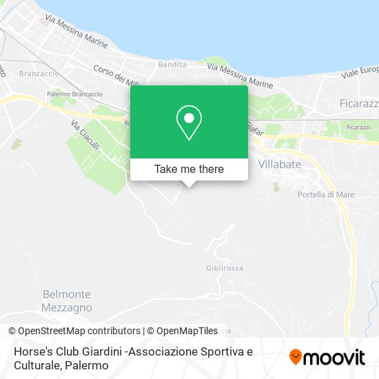 Horse's Club Giardini -Associazione Sportiva e Culturale map