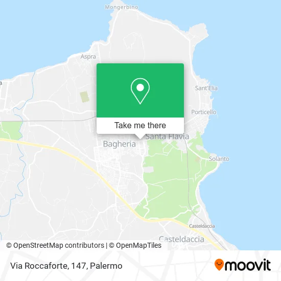 Via Roccaforte, 147 map