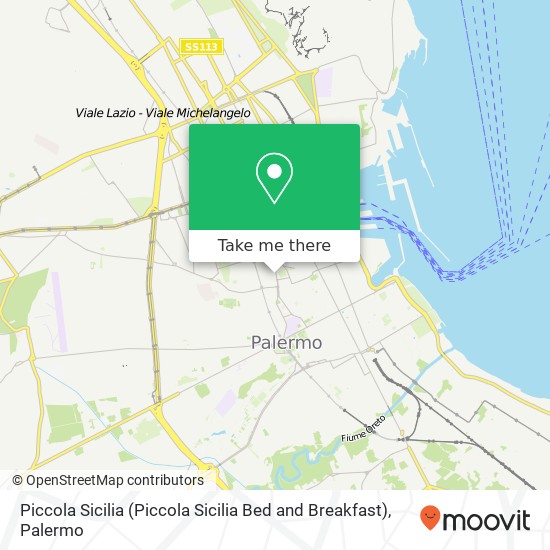 Piccola Sicilia (Piccola Sicilia Bed and Breakfast) map