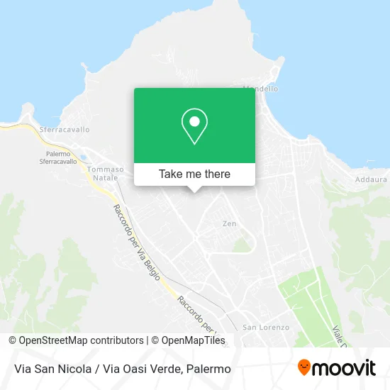 San Nicola Street / Oasi Verde Street map