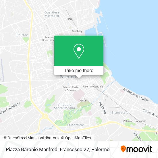 Piazza Baronio Manfredi Francesco  27 map