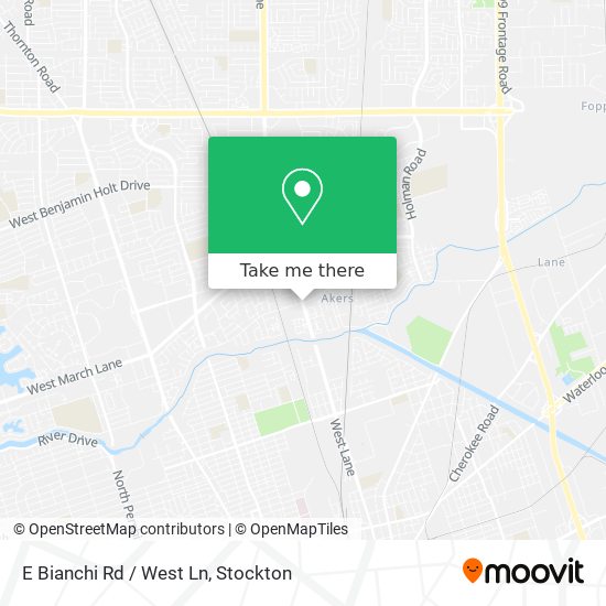Mapa de E Bianchi Rd / West Ln