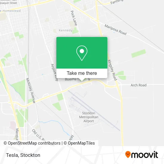 Tesla map