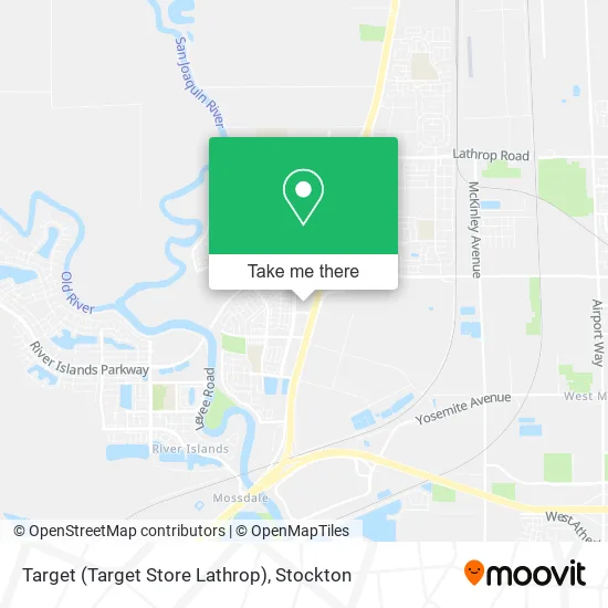 Target (Target Store Lathrop) map