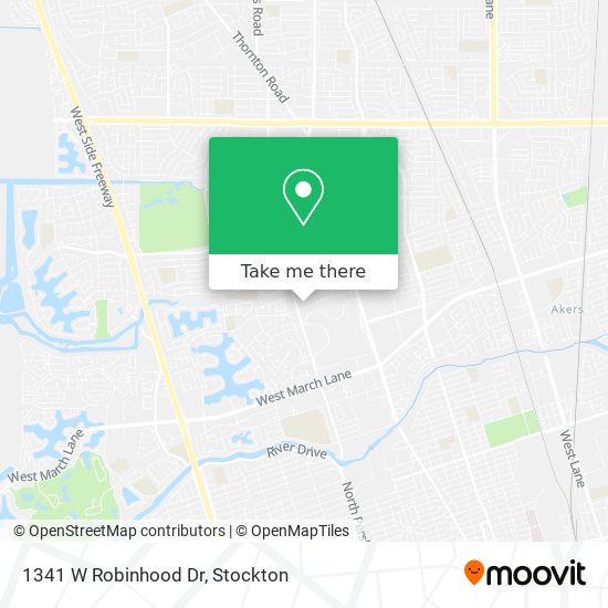 1341 W Robinhood Dr map