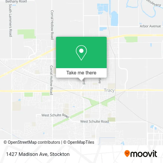 1427 Madison Ave map