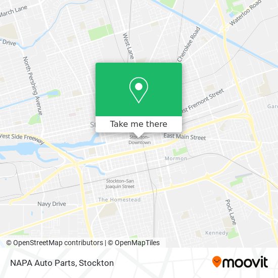 Mapa de NAPA Auto Parts