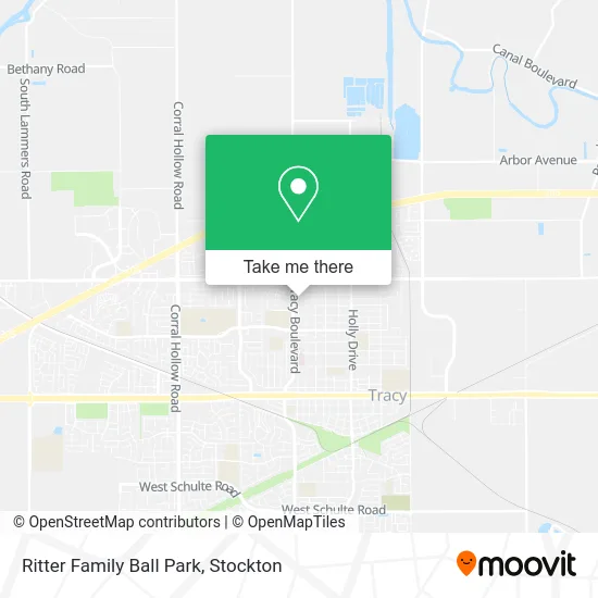 Ritter Family Ball Park map