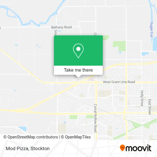 Mod Pizza map