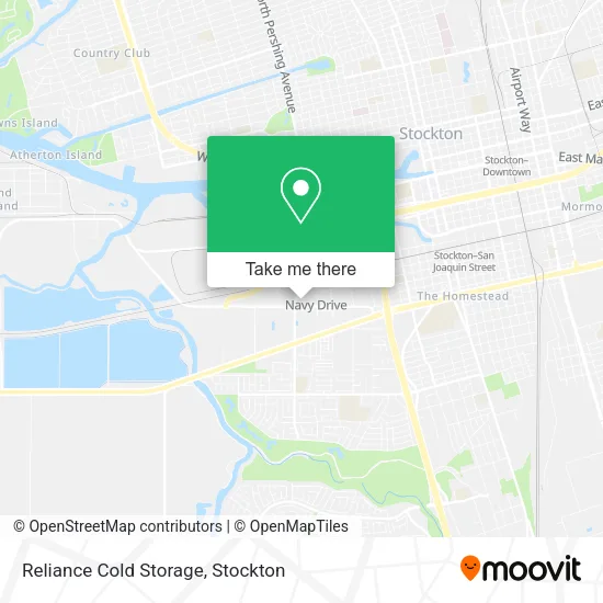 Reliance Cold Storage map