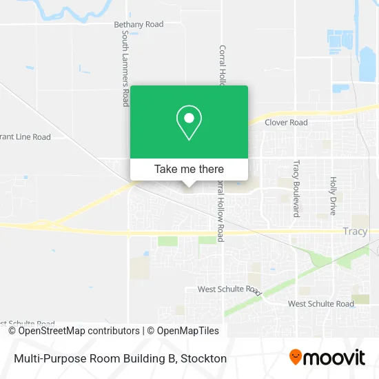 Multi-Purpose Room Building B map
