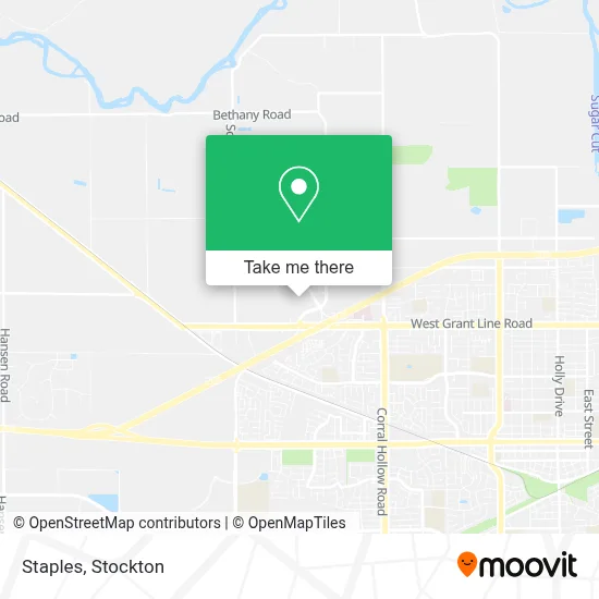 Staples map