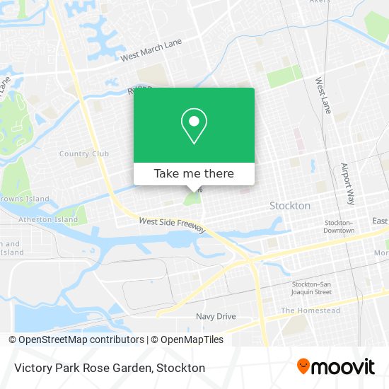 Victory Park Rose Garden map