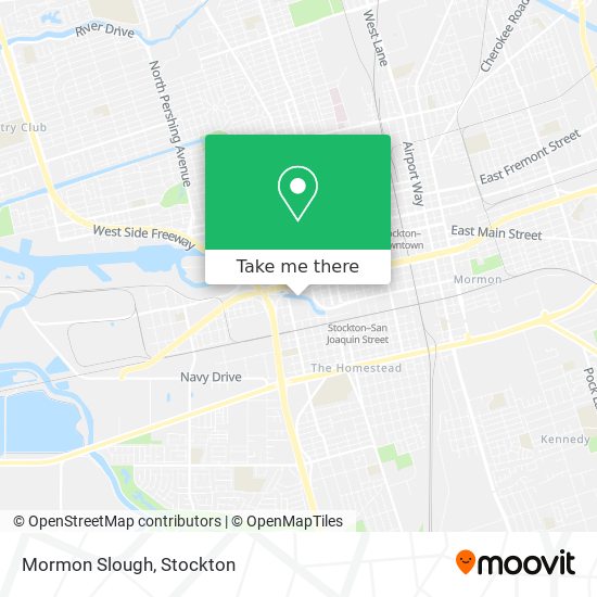 Mapa de Mormon Slough