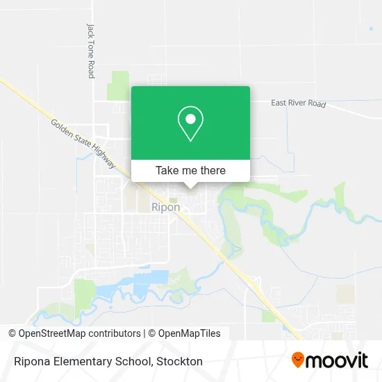Ripona Elementary School map