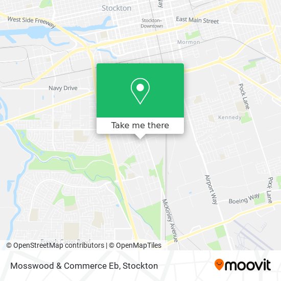 Mapa de Mosswood & Commerce Eb
