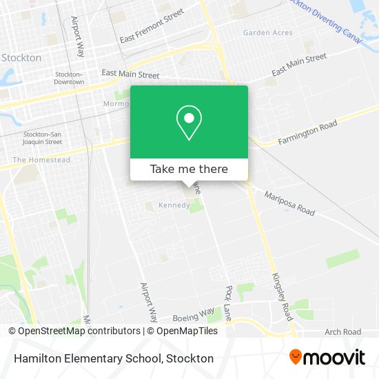 Hamilton Elementary School map