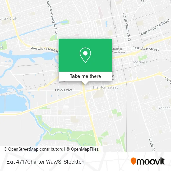 Exit 471/Charter Way/S map