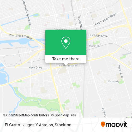 El Gusto - Jugos Y Antojos map