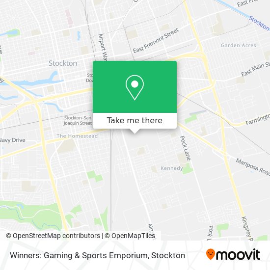 Winners: Gaming & Sports Emporium map