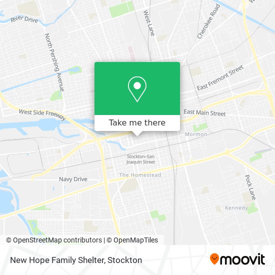 Mapa de New Hope Family Shelter