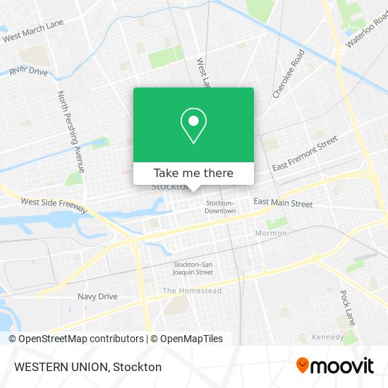 Mapa de WESTERN UNION